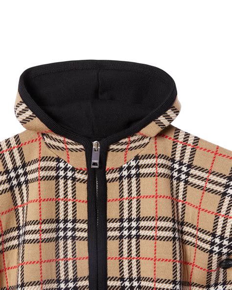 Burberry Kid's Hooded Check Cape 